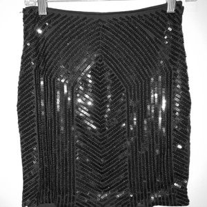 Bebe sequin skirt